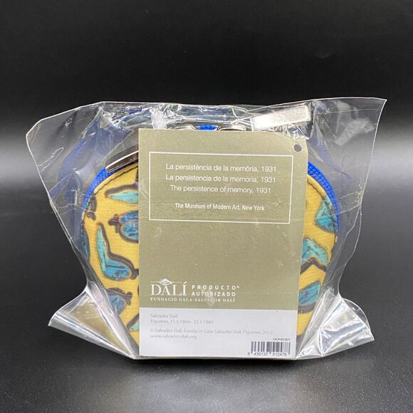 Salvador Dalí Coin Purse Melting Clock Pouch Art Lover Gift - Picture 9 of 9